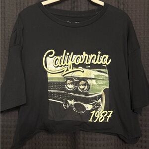 Black California 1987 Graphic T-Shirt